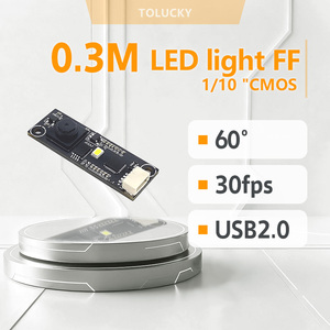 เซ็นเซอร์ภาพ CMOS 0.3MP เลนส์โฟกัสคงที่ ไฟ LED เติมแสง คุณภาพสูง เกรดอุตสาหกรรม จัดส่งโดยตรงจากโรงงาน โมดูลกล้อง USB - Product Image 4