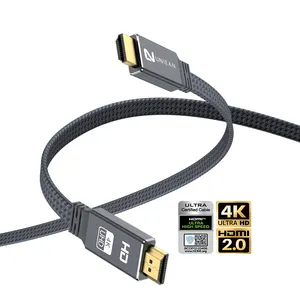 索尼电视Ps5 Xbox游戏显示器用4K 60hz Hdmi至Hdmi 2.0电缆1M 3m高速编织Hdmi电缆