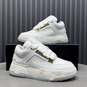 Chaussures de sport pour hommes de haute qualité, de luxe, respirantes, élégantes, en cuir véritable, imperméables et antidérapantes - Product Image 1