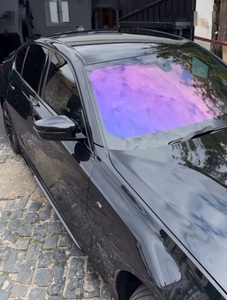 Lámina de Vinilo para Ventanas de Automóvil de Alto Rendimiento Térmico Premium de <span class=keywords><strong>2.0</strong></span> Mil, Color Camaleón Púrpura Aurora - Product Image 2