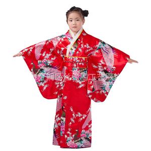 Kimono japonais pour filles, robe, robe de soirée, ceinture, <span class=keywords><strong>tenue</strong></span> pour enfants - Product Image 5
