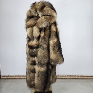 Cappotti Invernali Caldi in Vera Pelliccia di Volpe da Donna HX8808 Capispalla di Alta Qualità Soprabito in Pelliccia Autentica - Product Image 4
