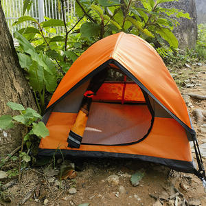 خيمة تخييم محمولة أوتوماتيكية للاستخدام الداخلي/الخارجي، مقاومة للماء، مصنوعة من مادة أكسفورد، بيت للكلاب/القطط مع نمط حيواني صلب، معبأة في صندوق - Product Image 4