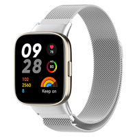 Convient pour Redmi Watch3/Watch 3 Bracelet de montre Bracelet en acier inoxydable Bracelet