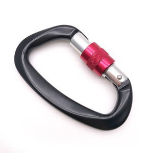 Mousqueton en aluminium BT-AF812 <span class=keywords><strong>de</strong></span> 25 kN pour l'escalade, à vis <span class=keywords><strong>de</strong></span> verrouillage, robuste, vente en gros - Product Image 1