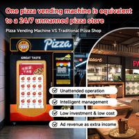 Máquina Expendedora de Pizza de Gran Capacidad, 20-30 Pizzas/Hora, Pantalla Táctil, Sin Personal, Múltiples Métodos de Pago, Refrigeración por Compresor, Grado Alimenticio