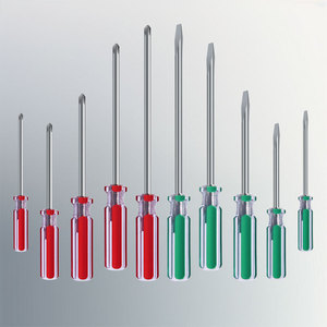 Tournevis <span class=keywords><strong>Phillips</strong></span>/Plat en Acier au Carbone avec Embouts Magnétiques Puissants, Tournevis de Précision, Manche Transparent, Prise en Charge OEM/ODM - Product Image 1