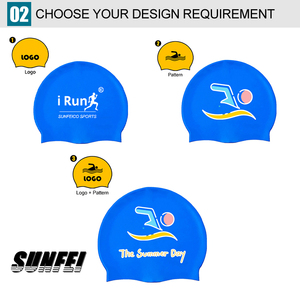 <span class=keywords><strong>IRun</strong></span>, gorro de natación para niños con logotipo personalizado, gorros de piscina de dibujos animados impermeables con estampado para niños, gorro elástico, gorros de natación para adultos - Product Image 4
