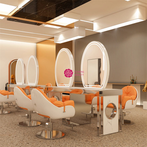 Yicheng Beauté Grossiste Salon de Coiffure Ensemble Complet de Mobilier de Salon pour Barbiers et Ongleries de Haute Qualité - Product Image 2