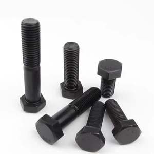 Venta de fábrica Óxido negro de alta resistencia DIN933/931 <span class=keywords><strong>Perno</strong></span> Acero al carbono M8 M10 Grado 8,8 12,9 <span class=keywords><strong>Perno</strong></span> de cabeza hexagonal Pernos Hexagonal - Product Image 5