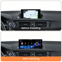 Sistema Multimedia para Auto con Android 13 de 10.25 Pulgadas para Lexus CT200H 2011-2019, Carplay, 4G, MP4, Bluetooth, GPS Integrado y Asistente de Reversa