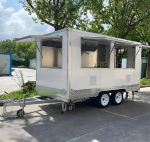 Ensemble complet d'équipements de cuisine pour <span class=keywords><strong>camion</strong></span> de restauration en acier inoxydable avec plaque chauffante, friteuse et réfrigérateur sous comptoir pour construction sur mesure - Product Image 5