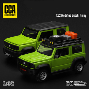 Modèle de voiture <span class=keywords><strong>en</strong></span> alliage Suzuki Jimny à l'échelle 1:32 pour enfants - Cadeau de collection de la marque CCA - Product Image 4