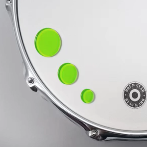 Amortisseurs de batterie ronds en gel multicolores pour le contrôle du son des cymbales et de la peau de batterie - Product Image 1