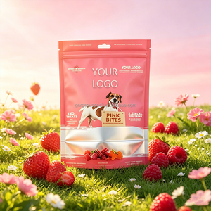 Heat Sealable BOPP Clear Plastic Packaging Large Stand up Pouch Customized Print Low MOQ Dog Pet Food <b>Bag</b> - Product Image 5