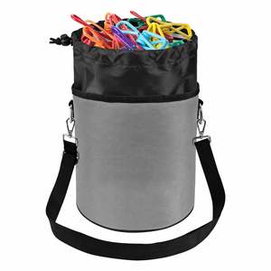 Bolsa de almacenamiento multifuncional para niños, organizador de poliéster, clips para ropa, bloques de construcción, cubo portátil para clasificar juguetes, asa de 34x19cm - Product Image 1