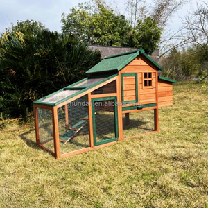 SDC018大きな無垢材入り屋外裏庭チキンクープキットネスティングボックスウサギハッチペギオンコープ付き - Product Image 4