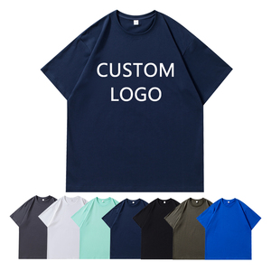 Magliette in cotone 2025 t-Shirt da uomo Unisex pesi massimi moda stile Streetwear camicia nautica <span class=keywords><strong>abbigliamento</strong></span> Unisex Over-Size ampio - Product Image 1