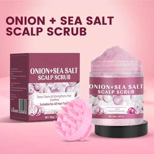 Exfoliante Capilar de Cebolla y Sal Marina 100g, Marca Privada OEM, Limpieza Profunda, Control de Caspa, Hidratación, Spa - Product Image 2