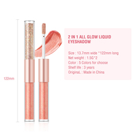Duoduo PFE18 logo personnalisé produits de beauté à la mode meilleure vente paillettes colorées ombre à paupières liquide