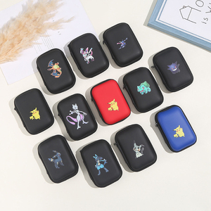 Grande <span class=keywords><strong>pochette</strong></span> et boîte de rangement pour cartes à collectionner Pikachu, en plastique, avec logo personnalisé, pour cartes flash ludiques - Product Image 1
