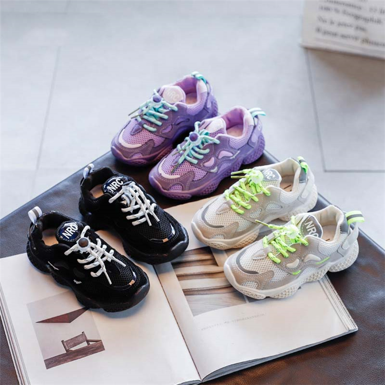 Модная нескользящая Мягкая детская обувь ручной работы разных цветов, новая модная обувь, детская спортивная обувь