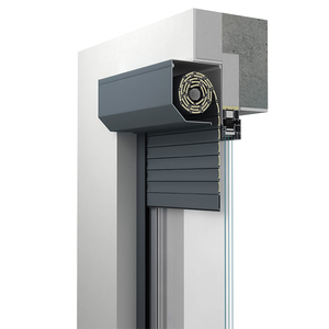 Bão tác động tự động nhôm Con lăn cửa chớp cho cửa sổ và cửa ra vào cuộn lên cửa sổ với điều khiển từ xa - Product Image 5