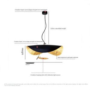 Indoor Luxus große Lampe Kronleuchter Beleuchtung Kunst Kreative Luxus Gold Kronleuchter Lampen Metall Lotus Leaf Led Kronleuchter - Product Image 5