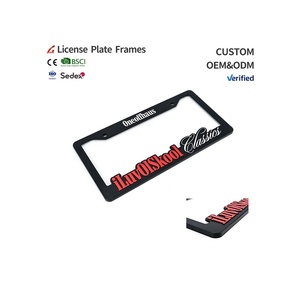 Telaio targa auto di alta qualità USA porta targa in <span class=keywords><strong>metallo</strong></span> personalizzato per Australia giappone - Product Image 1