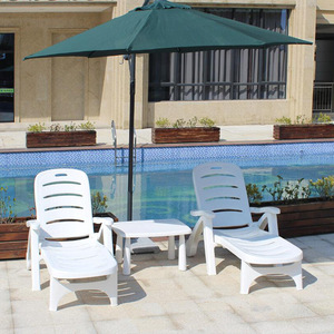Silla plegable de plástico para playa, asiento de lujo para ocio al aire libre, Parque Acuático, hotel, cama de <span class=keywords><strong>piscina</strong></span> - Product Image 1