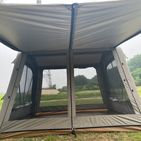 Tente gonflable Oxford de luxe pour 4 personnes Prix Famille Glamping Tente extérieure imperméable à l'air Cabine Maison Tente gonflable pour le camping