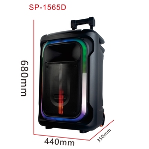15 Polegada Trolley <span class=keywords><strong>Speaker</strong></span> Venda Quente 2023 Sistema De Som Alto-falantes Portáteis Ao Ar Livre - Product Image 6