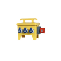 Boîte de prise de table étanche industrielle IP67 multifonctionnelle 16A-125A en plastique ABS pour usage commercial/industriel