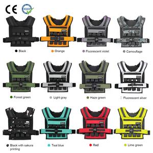 Gilet lesté réglable VIGFIT, capacité de 5 kg/8 kg/30 kg, respirant, en nylon Cordura écologique, couleur rose, soutien dorsal - Product Image 1