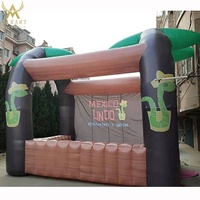 Pavillon de nourriture fait sur commande, publicité extérieure de cabine gonflable de kiosque de support utilisée, tente gonflable géante de noix de coco