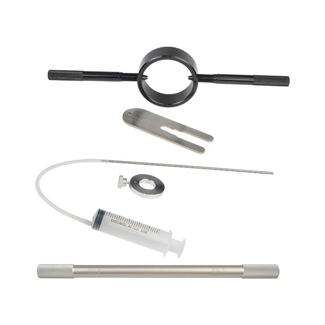 Universal Motorcycle Fork Spring Compressor Tool Kit New Condition with Aluminum Valve Spring Compressor Tool