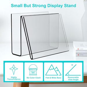 <span class=keywords><strong>Acrylic</strong></span> ngang bưu thiếp hiển thị chủ easel Tablet chủ cho bưu thiếp chúc mừng công thức chỉ số kinh doanh Bộ nhớ-lưu ý thẻ - Product Image 6