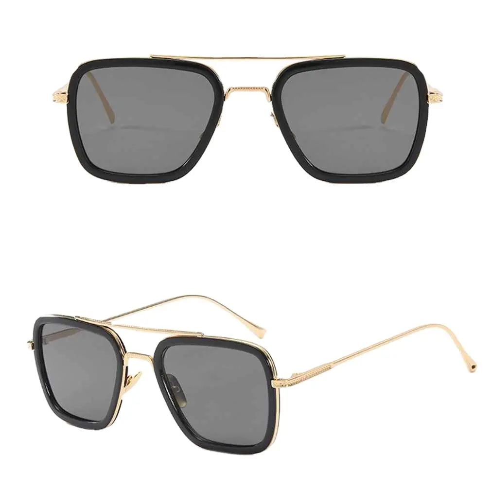 Factory Custom Comfortable Black Frame Sunglasses 2021 Luxury Italy Style Polarized Men Sport Glasses with Brand Engraved Logo