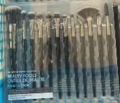 Set di pennelli per trucco Kedii X Sook, 15 pezzi, strumenti di bellezza in pelo sintetico per l'applicazione del fondotinta - Product Image 3