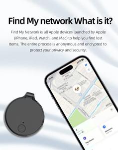 Mbi प्रमाणित फैशनेबल वाटरप्रूफ ios समर्पित एयरटैग बिल्ली कॉलर समायोज्य वैश्विक विरोधी खो लोकेटर पालतू जीपीएस ट्रैकर - Product Image 3