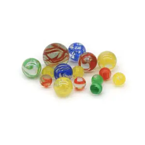 Boule de verre colorée, jouet pas cher, pour sortes de billes de verre, vente en gros, livraison gratuite