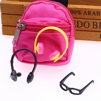 Lunettes de couleur BJD, mini casque de simulation, lunettes de soleil OB11, accessoires de modèle, accessoires pour maison de poupée, artisanat