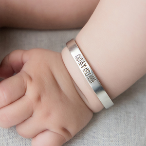 <span class=keywords><strong>Bracelet</strong></span> en argent sterling 925 exquis et simple avec nom gravé, <span class=keywords><strong>bracelet</strong></span> pour bébé, cadeau de premier anniversaire, <span class=keywords><strong>bracelet</strong></span> tendance - Product Image 6