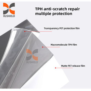 Alta calidad TPH TPU coche faro tinte película luz negro humo negro cola luz faro tinte película - Product Image 2