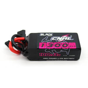 Cnhl schwarz serie 1300mah 11.1v 3s 100c lipo batterie mit xt60 stecker - Product Image 1