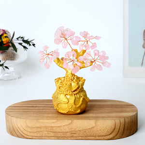 Whosale High Guality Natural Geamstone Quartz Crystal Money <b>Tree</b> for Home Decoration - Product Image 4