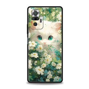 Coque de téléphone chat de détection mignon pour Xiaomi <span class=keywords><strong>Redmi</strong></span> <span class=keywords><strong>Note</strong></span> 13 12 5G 11 10 Pro Plus 4G 9S 9 8 7 9T 13C 12C 10C 9C 9A housse en Silicone souple - Product Image 4