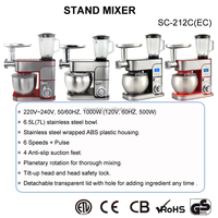 Mixeur à œufs électrique 1300W avec support, mélangeur d'aliments, de pâte et de viande, à usage domestique, pour gâteaux