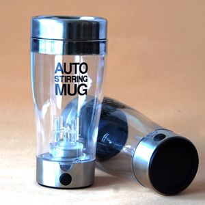 Mezclador eléctrico de proteínas de 400ml, mezclador automático de bebida, botella de gimnasio, licuadora de polvo, exprimidor, acero inoxidable, mezcla de café transparente - Product Image 3