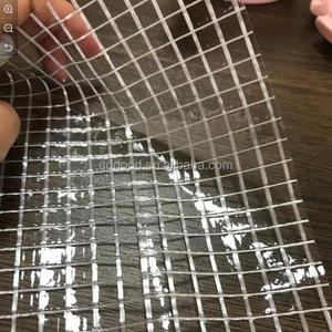 Haute Qualité Poly Renforcé Tissu Leno Clair PVC Maille Bâche <span class=keywords><strong>Transparente</strong></span> - Product Image 2